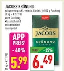 Krönung im Angebot bei Marktkauf in Kamp-Lintfort Krönung Angebote von Jacobs bei Marktkauf Kamp-Lintfort für 5,99 €