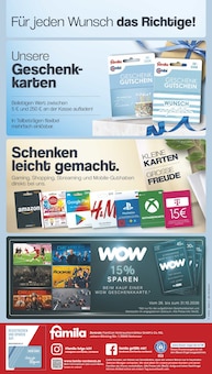 famila Nordwest Prospekt der aktuellen Woche, gültig von 26.10.2026 bis 30.10.2026 Aktueller famila Nordwest Prospekt "Sonderangebote" mit 4 Seiten