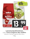 Qualità Rossa oder Tierra Organic Bio-Kaffee Angebote von Lavazza bei Hieber Freiburg für 13,99 €