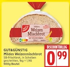 Mildes Weizenmischbrot bei EDEKA im Ahrensfelde Prospekt für 0,99 €