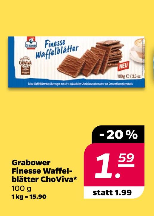 Finesse Waffelblätter ChoViva