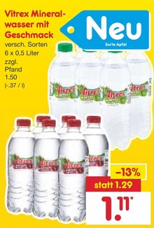 Mineralwasser mit Geschmack bei Netto Marken-Discount in Hattingen Mineralwasser mit Geschmack im Angebot bei Netto Marken-Discount Hattingen für 1,11 €