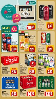 Pepsi im aktuellen REWE Prospekt (Essen) Pepsi im REWE Prospekt "Dein Markt" mit 33 Seiten (Essen)