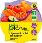 -20% de REMISE IMMÉDIATE Sur la gamme des assiettes bébé dès 12 mois NATURE BIO - NATURE BIO en promo chez Cora Villeneuve-d'Ascq