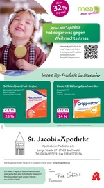 mea - meine apotheke Apotheken Prospekt der aktuellen Woche mit 4 Seiten, gültig von 01.12.2025 bis 31.12.2025, in Neuenkirchen und Umgebung Aktueller mea - meine apotheke Apotheken Prospekt in Neuenkirchen und Umgebung, "Unsere Dezember-Angebote" mit 4 Seiten, 01.12.2025 - 31.12.2025