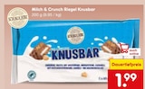 Milch & Crunch Riegel Knusbar im Angebot bei Netto Marken-Discount in Hürth Milch & Crunch Riegel Knusbar Angebote von Schokoliebe bei Netto Marken-Discount Hürth für 1,99 €