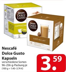 Nescafé Dolce Gusto Kapseln bei famila Nordost in Bad Salzuflen Nescafé Dolce Gusto Kapseln im Angebot bei famila Nordost Bad Salzuflen für 3,59 €