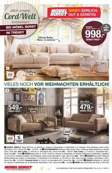 Sofa im Möbel Borst Prospekt "GROSSARTIG LEBEN!" mit 22 Seiten (Ulm)