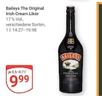 Aktuelles The Original Irish Cream Likör Angebot bei GLOBUS in Bochum ab 9,99 €