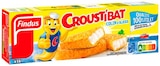 CROUSTIBAT BÂTONNETS DE FILETS DE COLIN D'ALASKA MSC PANÉS SURGELÉS - FINDUS à 3,69 € dans le catalogue Netto