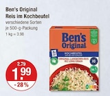 V-Markt Obermaiselstein - Reis im Kochbeutel Angebot im Prospekt Reis im Kochbeutel bei V-Markt im Obermaiselstein Prospekt für 1,99 €