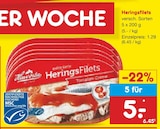 Heringsfilets Angebote bei Netto Marken-Discount Hannover für 1,29 €