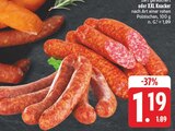 EDEKA Weißenberg - Zart geräuchert oder XXL Knacker Angebot im Prospekt Zart geräuchert oder XXL Knacker bei EDEKA im Weißenberg Prospekt für 1,19 €