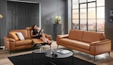 Aktuelles Leder-Sofa 2,5 sitzig Angebot bei XXXLutz Möbelhäuser in Regensburg ab 1.499,00 €