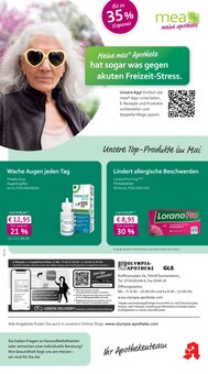 mea - meine apotheke Prospekt Unsere Mai-Angebote mit 4 Seiten