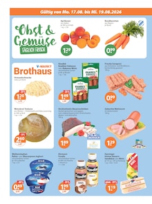 V-Markt Illertissen Prospekt der aktuellen Woche, gültig von 17.08.2026 bis 19.08.2026 Aktueller V-Markt Illertissen Prospekt "V-Markt einfach besser einkaufen" mit 3 Seiten