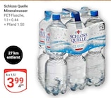 Mineralwasser im Angebot bei GLOBUS in Herne Mineralwasser Angebote von Schloss Quelle bei GLOBUS Herne für 3,99 €