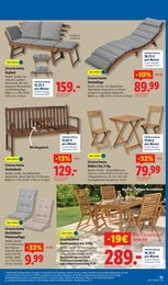 Gartenliege Angebot im aktuellen Lidl Prospekt auf Seite 43