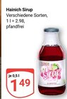 Sirup im Angebot bei GLOBUS in Erlangen Sirup Angebote von Hainich bei GLOBUS Erlangen für 1,49 €