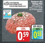 Hackepeter oder Thüringer Mett bei nah und gut im Eibenstock Prospekt für 0,55 €