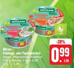 Frühlings- oder Paprikastreich Angebote von Milram bei E center Würzburg für 0,99 €