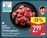 Schinkengulasch Angebote von MEINE METZGEREI bei ALDI Nord Dortmund für 3,99 €