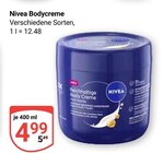 Bodycreme im Angebot bei GLOBUS in Kaarst Bodycreme Angebote von Nivea bei GLOBUS Kaarst für 4,99 €