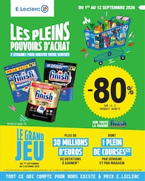 Prospectus E.Leclerc à Argelès-Gazost, "LES PLEINS POUVOIRS D'ACHAT", 56 pages, 01/09/2026 - 12/09/2026