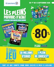 Prospectus Supermarchés E.Leclerc en cours à Marmande et alentours, "LES PLEINS POUVOIRS D'ACHAT", 56 pages, 01/09/2026 - 12/09/2026 Catalogue Supermarchés E.Leclerc en cours à Marmande et alentours, "LES PLEINS POUVOIRS D'ACHAT", 56 pages, 01/09/2026 - 12/09/2026