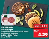 Steakburger Angebote von K-PURLAND bei Kaufland Gummersbach für 4,29 €