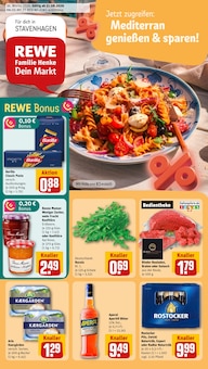 REWE Stavenhagen Prospekt der aktuellen Woche, gültig von 31.08.2026 bis 05.09.2026 Aktueller REWE Stavenhagen Prospekt "Dein Markt" mit 30 Seiten
