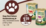 Hundenahrung im V-Markt Prospekt Hundenahrung von Dogs Best Nature im aktuellen V-Markt Prospekt für 1,59 €