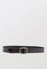 Ceinture en cuir 4cm façon crocodile à 25,19 € dans le catalogue Monoprix Margaret