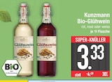 Bio-Glühwein rot im EDEKA Prospekt Bio-Glühwein rot von Kunzmann im aktuellen EDEKA Prospekt für 3,33 €