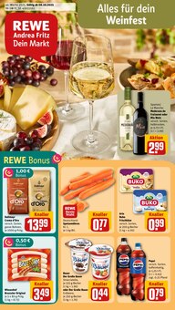 REWE Prospekt Dein Markt mit 14 Seiten