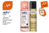 Trocken Shampoo Angebote von Aveo bei Müller Nürtingen für 1,45 €