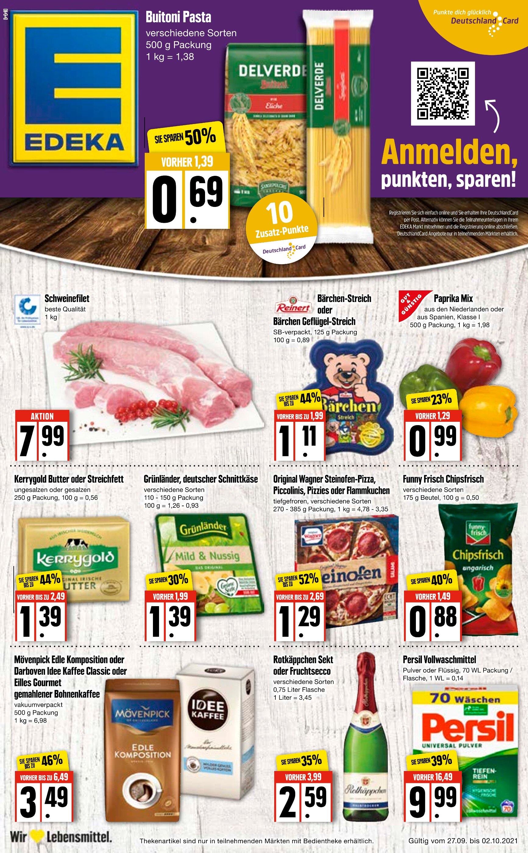 EDEKA Prospekt für Cuxhaven mit 20 Seiten EDEKA Prospekt für Cuxhaven: "Aktuelle Angebote", 20 Seiten, 27.09.2021 - 02.10.2021