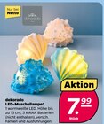 LED-Muschellampe von dekorado für 7,99 € bei Netto mit dem Scottie im Angebot LED-Muschellampe von dekorado im aktuellen Netto mit dem Scottie Prospekt