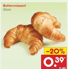 Buttercroissant für 0,39 € bei Netto Marken-Discount im Angebot Buttercroissant im aktuellen Netto Marken-Discount Prospekt