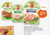 Veganer Schinken Spicker oder Vegane Mühlen Salami bei tegut im Ellwangen Prospekt für 1,11 €