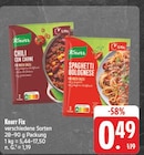 Chili con Carne Fix bei EDEKA im Knetzgau Prospekt für 0,49 €