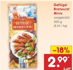 Geflügel Bratwurst Minis im Netto Marken-Discount Prospekt Geflügel Bratwurst Minis von im aktuellen Netto Marken-Discount Prospekt für 2,99 €