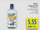 London Dry Gin Angebote von Finley's bei diska Dresden für 5,55 €