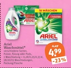 Waschmittel Pulver im Angebot bei tegut in Wetzlar Waschmittel Pulver Angebote von Ariel bei tegut Wetzlar für 4,99 €