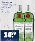 London Dry Gin im Angebot bei Getränkewelt in Bottrop London Dry Gin Angebote von Tanqueray bei Getränkewelt Bottrop für 14,99 €
