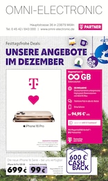 Omni-Electronic Prospekt für Ratzeburg: "Festtagsfrohe Deals: UNSERE ANGEBOTE IM DEZEMBER", 12 Seiten, 04.12.2024 - 31.12.2024