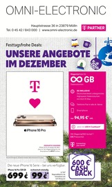 Aktueller Omni-Electronic Elektromarkt Prospekt in Schwarzenbek und Umgebung, "Festtagsfrohe Deals: UNSERE ANGEBOTE IM DEZEMBER" mit 12 Seiten, 04.12.2024 - 31.12.2024