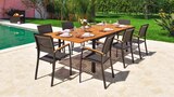 LA TABLE + 6 FAUTEUILS - HYBA - Carrefour à Dijon LA TABLE + 6 FAUTEUILS - HYBA en promo chez Carrefour Dijon à 399,00 €