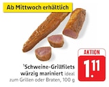 EDEKA Vogtsburg - Schweine-Grillfilets würzig mariniert Angebot im Prospekt Schweine-Grillfilets würzig mariniert bei EDEKA im Vogtsburg Prospekt für 1,11 €