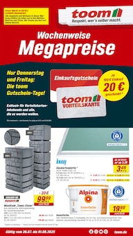 Aktueller toom Baumarkt Prospekt "Respekt, wer's selber macht." Seite 1 von 12 Seiten